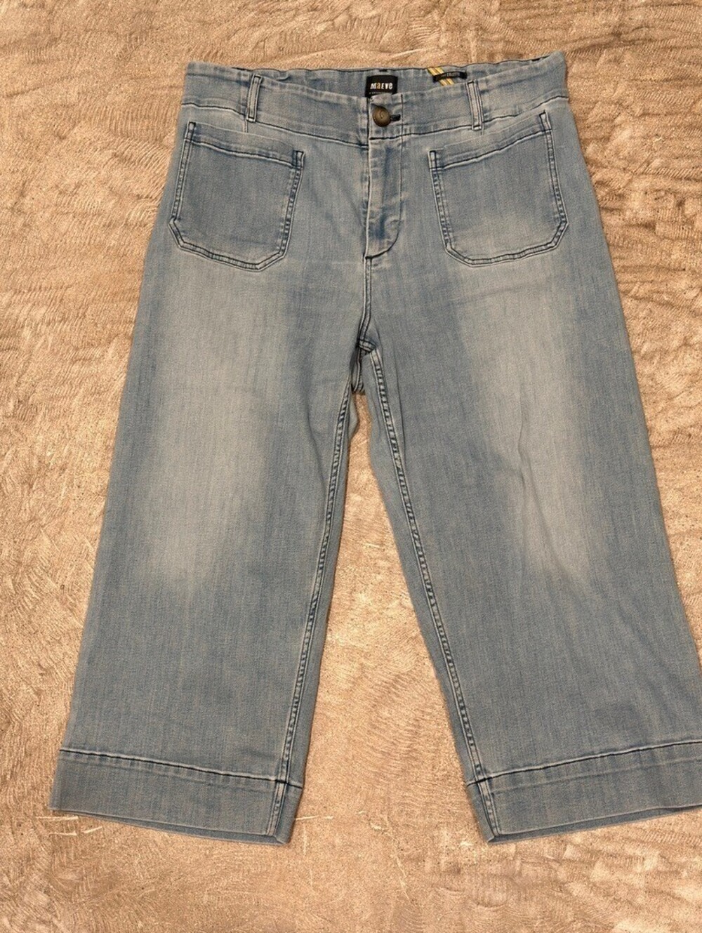 Maeve The Colette Crop Wide-Leg Pants Jean Size 18W - Picture 3 of 9